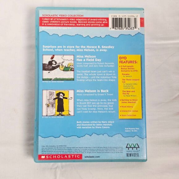 Miss Nelson Has a Field Day (DVD, 2002 Scholastic Video Collection) - Picture 3 of 3